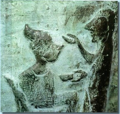 Particolare situla di Vace